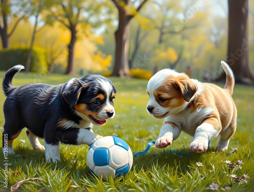 Furry Friends Forever: Puppies of All Kinds at Play