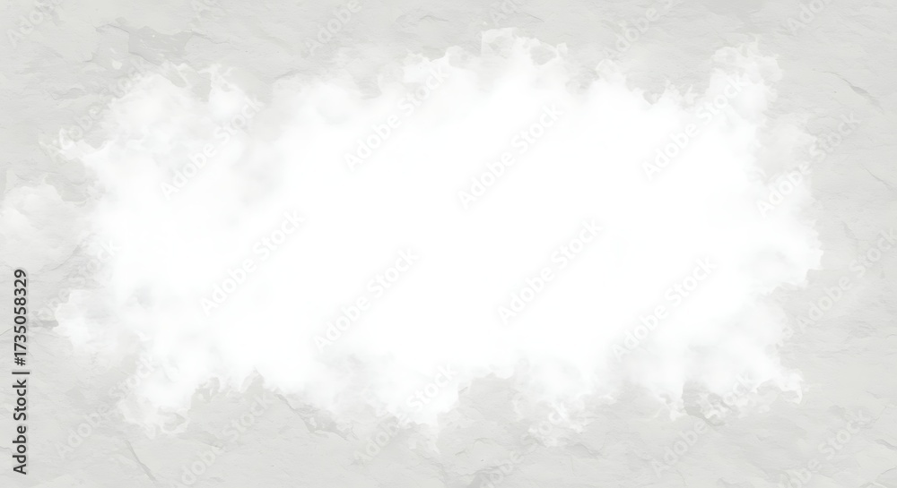 Obraz premium Cloudy frame abstract background white center for design and visuals