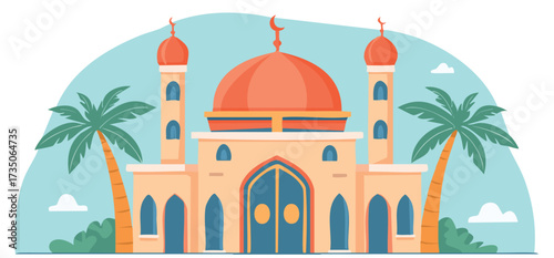 mosque in abu dhabi united states, vector, tranparant background