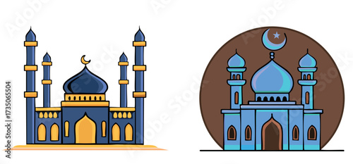 vector illustration of a mosque
