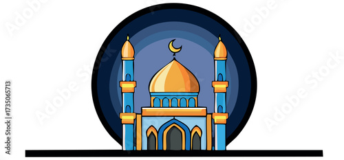 vector mosque