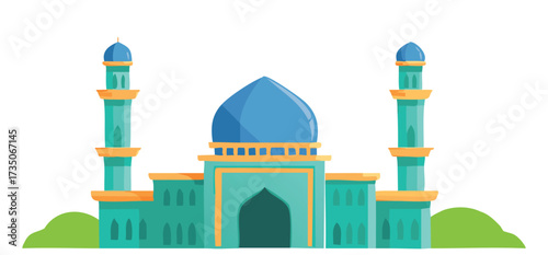 vector illustration of a mosque