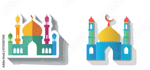 vector illustration of a mosque