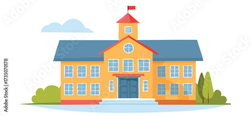 house on a white background