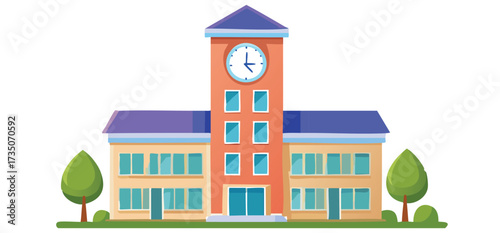 vector illustration of building
