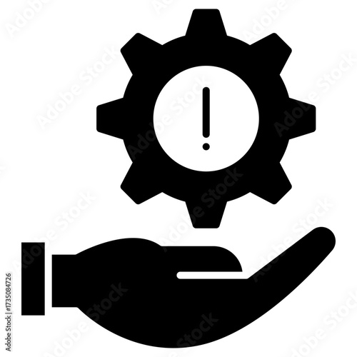 Service Hand Warning Gear