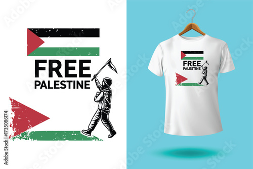 Arabic Calligraphy vector type for country of Palestine. Translated, Palestine.