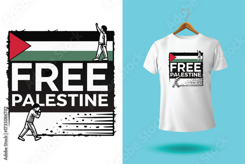 Arabic Calligraphy vector type for country of Palestine. Translated, Palestine.
