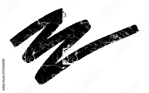 grunge marker line stroke. vector