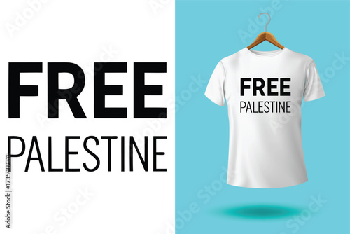 Arabic Calligraphy vector type for country of Palestine. Translated, Palestine.