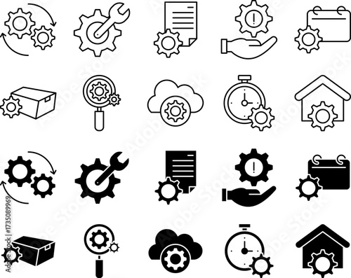 Mechanical Gear Optimization Technology Concept