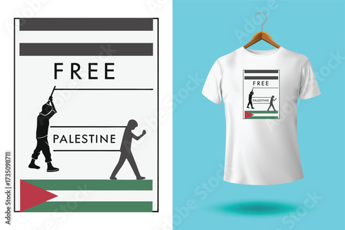 Stop Genocide Of Palestinians Palestine T-Shirt Design