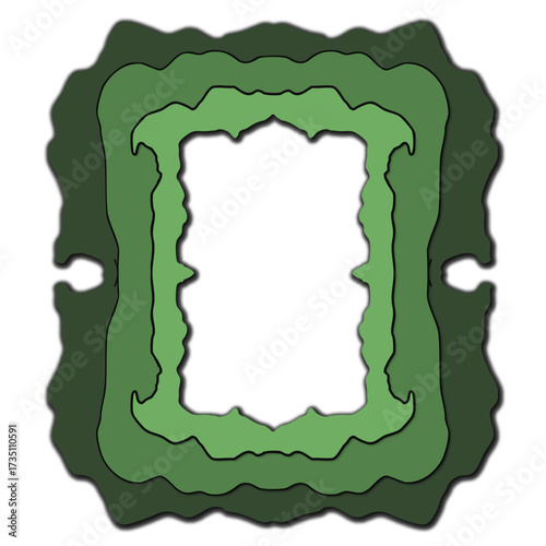 FOTO FRAME WITH THEME ROOT PLANT