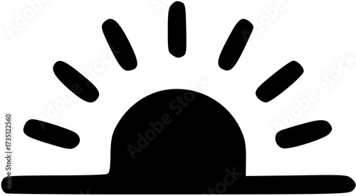 Black cat icon illustration