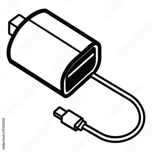 vector illustration of a battery