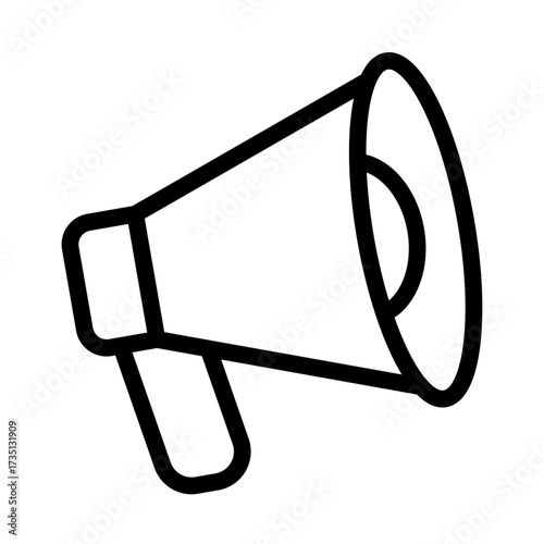 Announcements Line Icon of Theatrical Production Icon Set