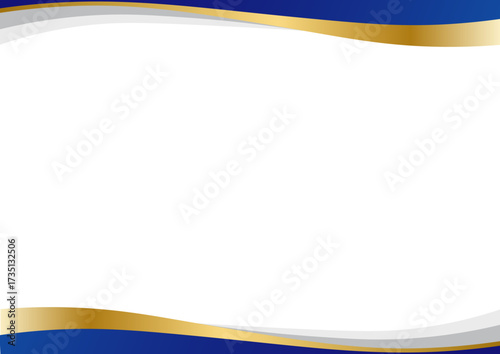 青と金のおしゃれなビジネス背景6