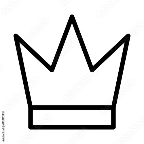 Crown Line Icon of Graffiti Art Icon Set