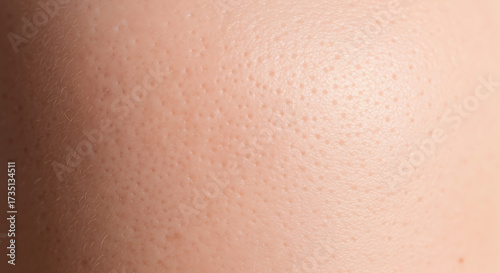 Extreme close-up of light human skin with visible goosebumps and fine hair, showing detailed texture, open pores, and piloerection, representing concepts of cold, fear, emotion, sensitivity, or a biol