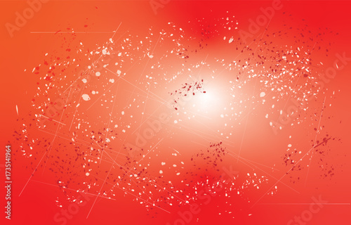 Print Abstract Background, Red Gradient, Particle Effect, Grunge Texture, Dynamic Design, Celebration, Energy, Modern Art, Festive Background, Vibrant Color, Digital Wallpaper