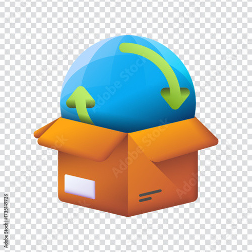 Global Distribution Symbol