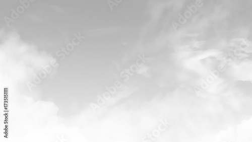 Dramatic dark clouds with strong wind in the rainy season stock photo
