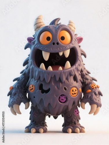 3D Halloween monster