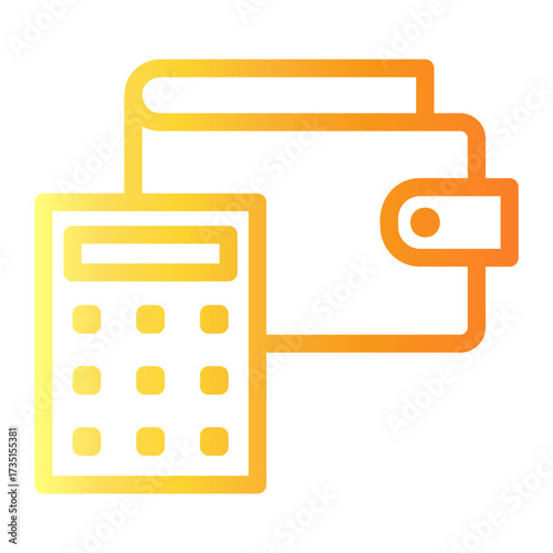 wallet Line Gradient Icon