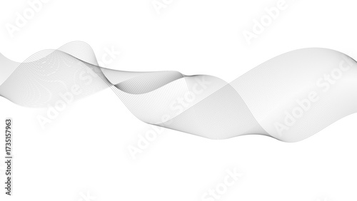 Abstract wave digital element for certificate design. Curved wavy lines design, Abstract black and whit wave element for design.