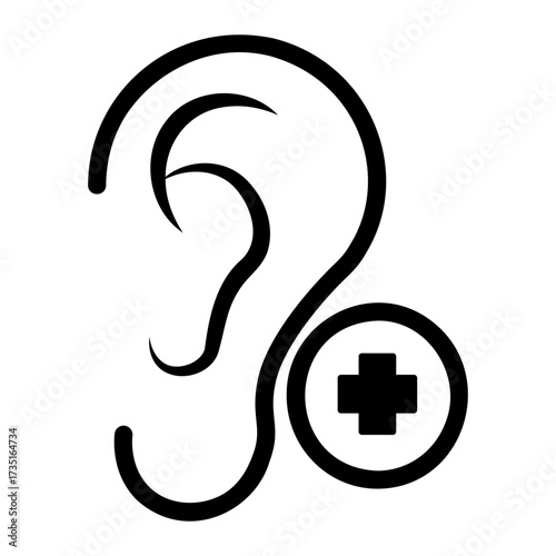 deaf Line Icon