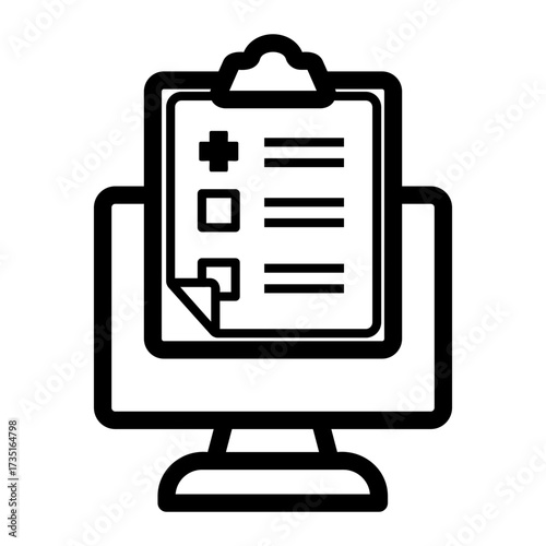 examination Line Icon