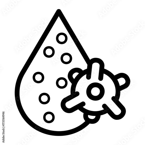 red blood cells Line Icon