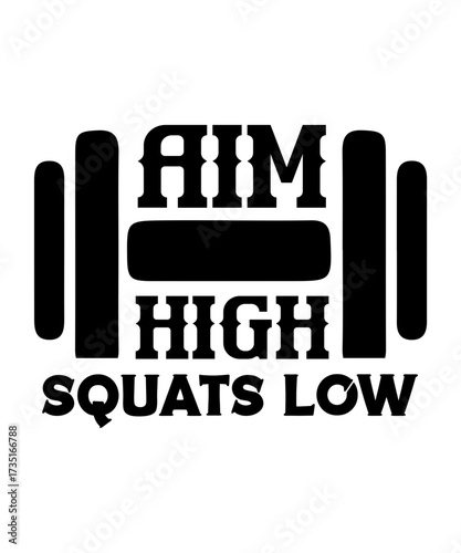 aim high squats low