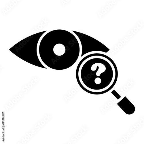 eye test Solid icon