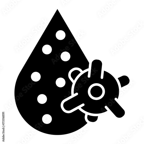 red blood cells Solid icon