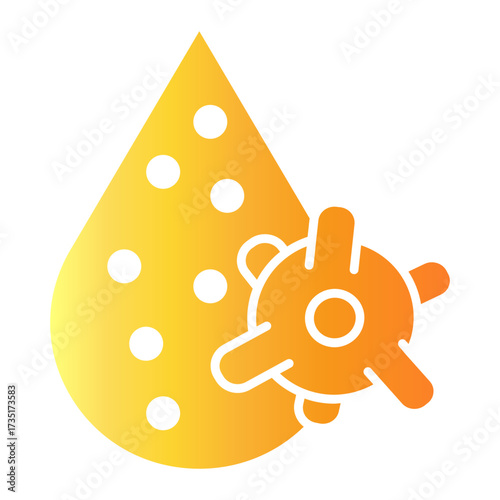 red blood cells Gradient icon