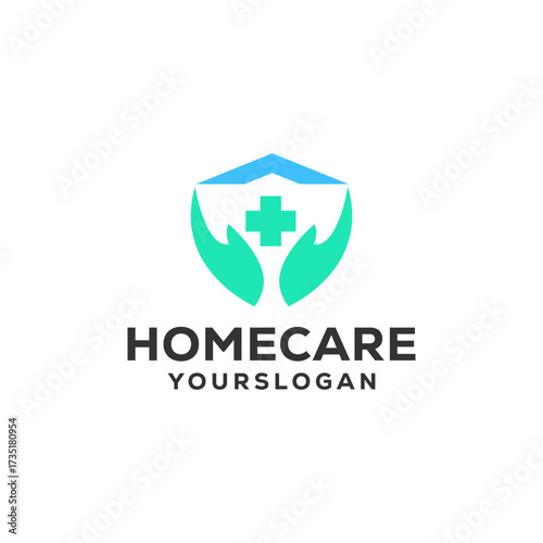 Modern Homecare Logo Design Representing Compassionate Support and Healthcare Services