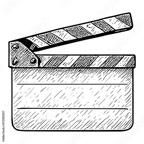 Empty Shaded Clapperboard