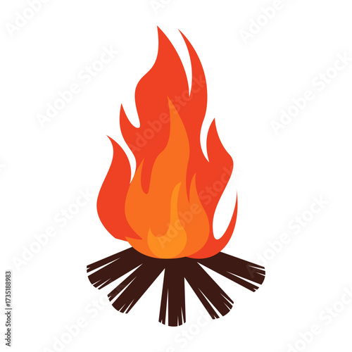 bonfire icon vecktor