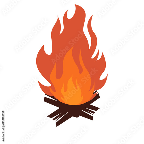 bonfire icon vecktor