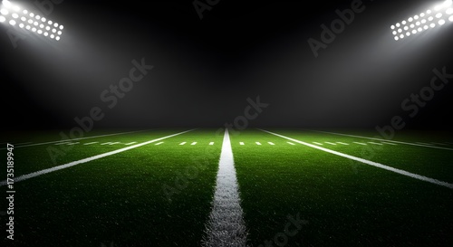 American Football Turf Abstract Background
