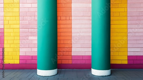 Colorful Abstract Wall Mural