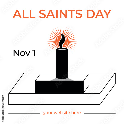 All Saints' Day Commemoration A Candle's Illumination