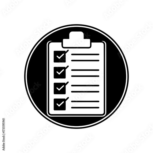 regulatory compliance checklist icon 