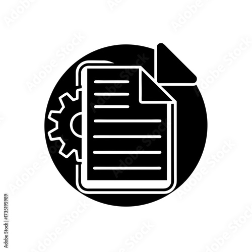 procurement management document icon 