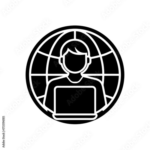 internet global user icon 