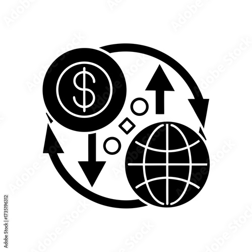 exchange rates currency icon 
