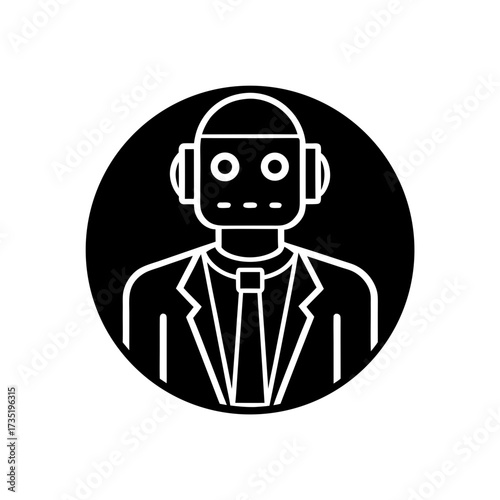 ethical ai robot icon 