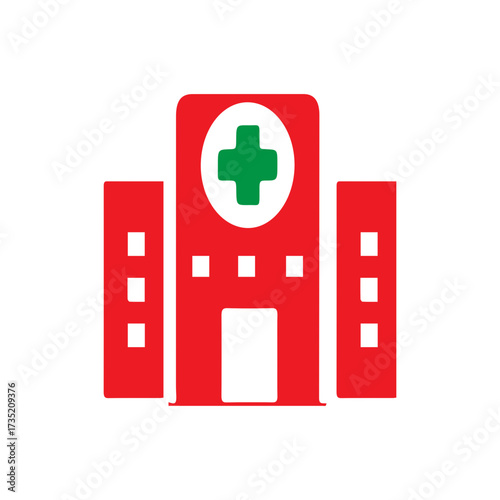 Hospital Icon Illustration