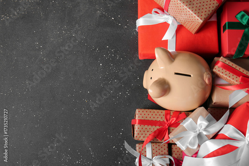 Different Christmas gifts a...